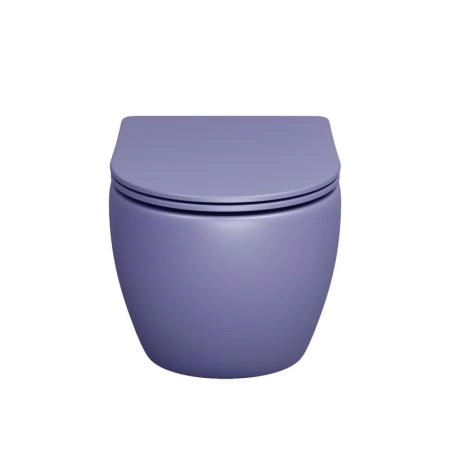 Унитаз Grossman GR-4455LIMS Color (485*365*360) ФИОЛЕТОВЫЙ МАТОВЫЙ подвесной Безободковый