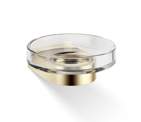 Decor Wаlther CENTURY WSS мыльница 110х115х40 мм, с настенным держателем, цвет матовое золото/матовое золото