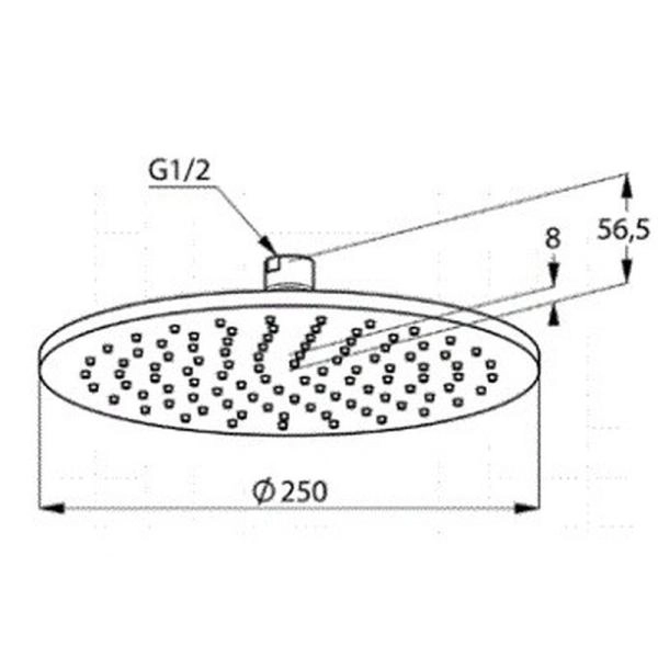 Душевой комплект KLUDI BOZZ 386710576 7 в 1 с кнопочным переключателем