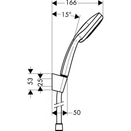Hansgrohe Croma 100 Multi Ручной душ, цвет: хром