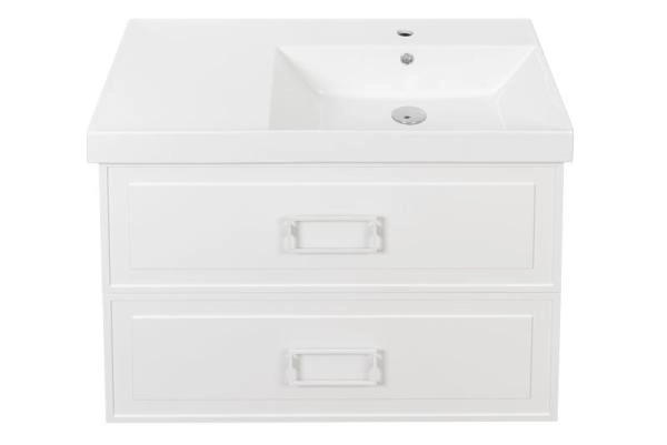 Тумба под раковину LA FENICE Cubo Bianco TWIN белый 90 FNC-01-CUB-B-90-2 белый матовый