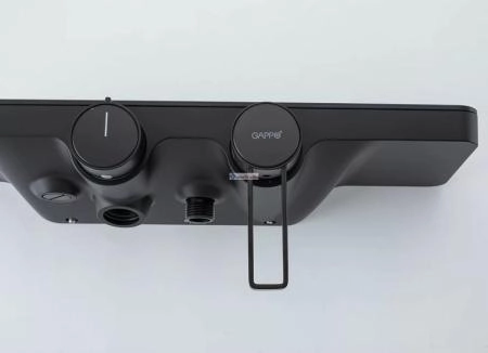 Душевая система Gappo G2496-26 черный матовый с изливом