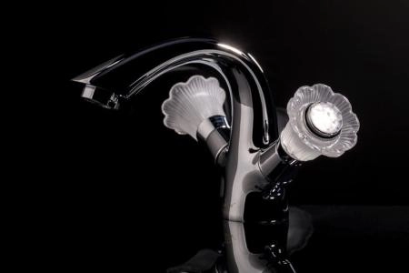 Смеситель для биде Boheme Camelia хром_Комплект 276-Camelia