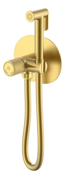 Смеситель гигиенический Boheme TECH Mat Gold 157-MG