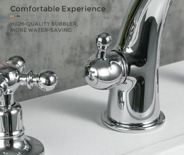 Смеситель Gappo G1189 борт ванны на 4 отверстия, хром