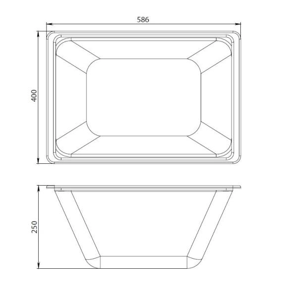 Контейнер для ванны AM.PM Gem W90A-070-070W-C белый