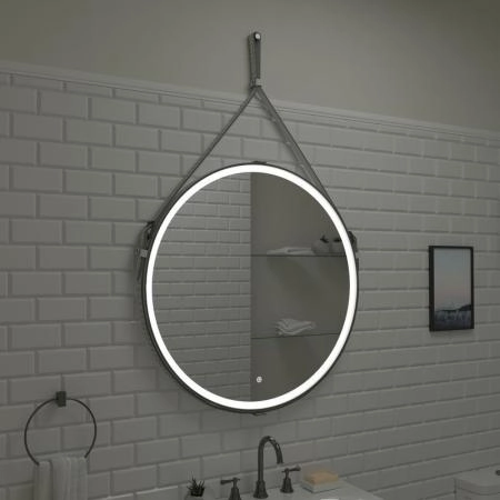 Зеркало Континент Milenium white d800 ЗЛП1706 с подсветкой