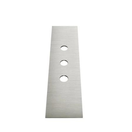 Gessi Bath316  Пластина на 3 отверстия для монтажного бокса, цвет: шлифованная сталь
