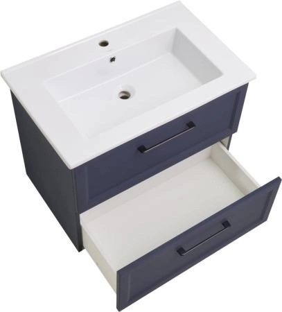Тумба ASB-Mebel Белмонти 65 Софт синий подвесная под умывальник Оскар 65