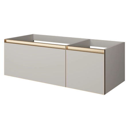 QUATRO 2 120см (80+40) тумба Boheme CASHMERE профиль MATT GOLD 790-M2-120-CM-MG