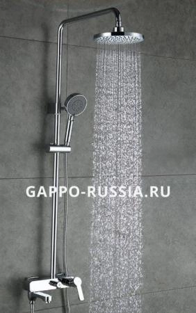 Душевая система Gappo G2402 для ванны хром