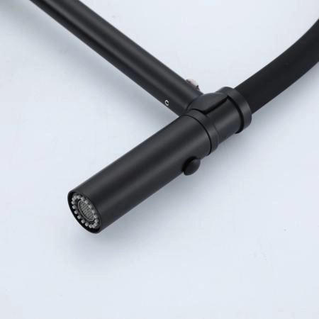 Смеситель GAPPO G4098-26 для кухни с гибким изливом, черный