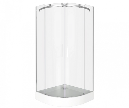 Душевой угол GOOD DOOR Galaxy R-TD-90-C-CH 90x90 см