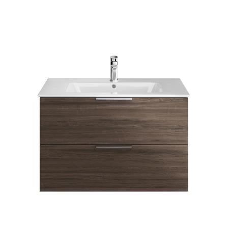 Тумба Kerama Marazzi PIANO FORTE ПИАНО ФОРТЕ PI.F.85\OLM подвесная 85 см, 2 ящика, дымчатый вяз