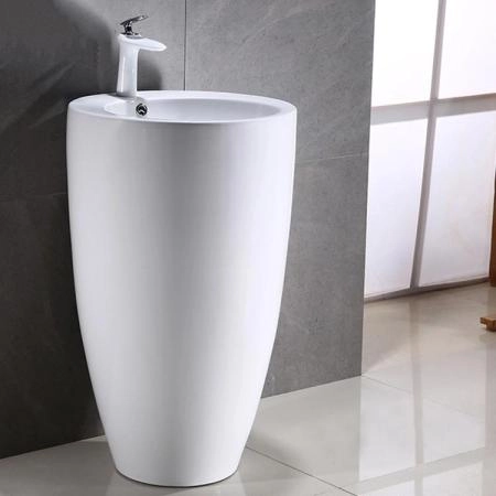 Раковина CeramaLux NB133 49x49х82 см напольная