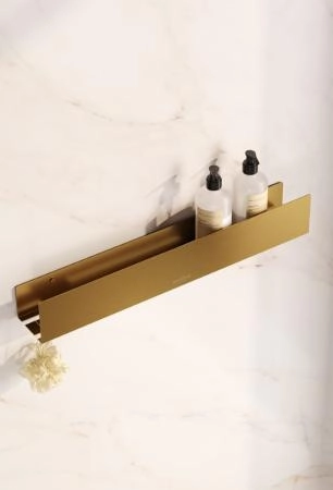 Полка Boheme подвесная 60см MATT GOLD 10967-MG