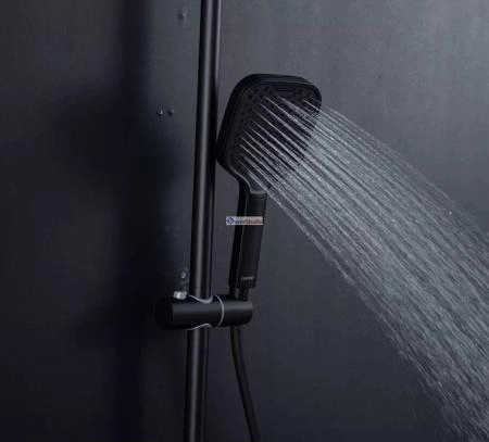 Душевая система Gappo G2496-16 черный матовый с изливом
