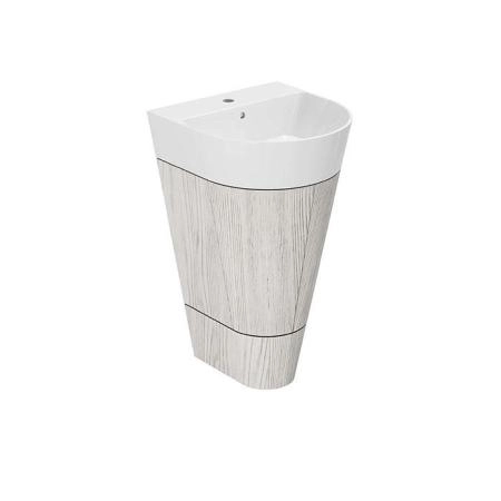 Azzurra Forma Тумба напольная 50х47х84.5см, с 2 дверцами, с раковиной, цвет: Olmo bianco