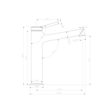 Смеситель Lemark Minima LM3837C для раковины