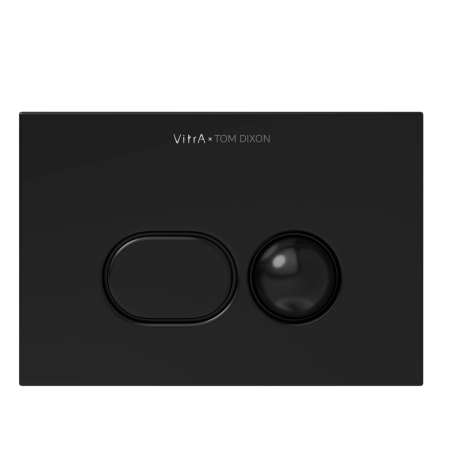 Кнопка смыва для инсталляции VitrA Liquid  740-2101 глянцевая черная двойный смыв