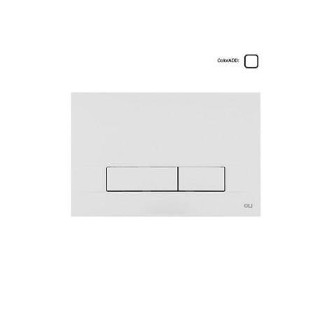 Панель OLI механическая двойная Narrow OLIpure, пластик, белый, 148300