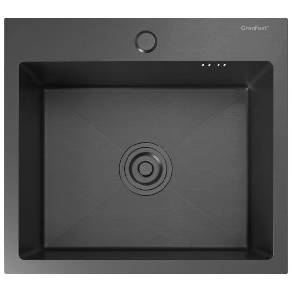 Кухонная мойка GranFest 4844, графит