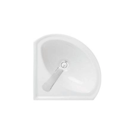 Раковина Sanita Веер угловая 360x360x170 мм подвесная