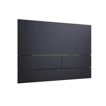 Кнопка смыва KNOTLOR DUET BIS109BL, черный  (серия 1)