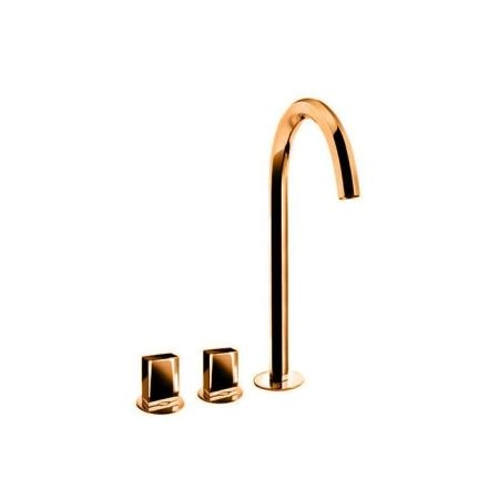 Fantini Venezia Смеситель для раковины, 3 отв., высокий излив, излив: 175 мм, цвет: Matt Copper PVD