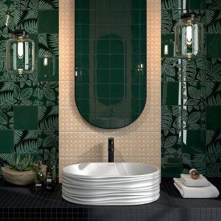 Раковина Kerama Marazzi SABBIA САББЬЯ SA.wb.50\WHT.M накладная 50, белая матовая