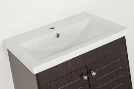 Тумба под раковину Style Line Elfante Кантри 60 напольная с дверками, венге