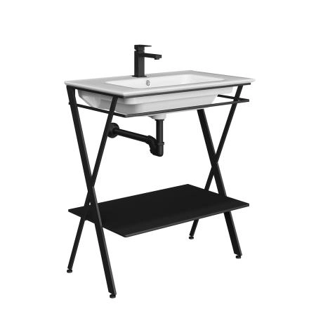 Металлическая структура Kerama Marazzi PIANO NEXT ПИАНО НЕКСТ PIA.N.75\BLK напольная 75, черная матовая