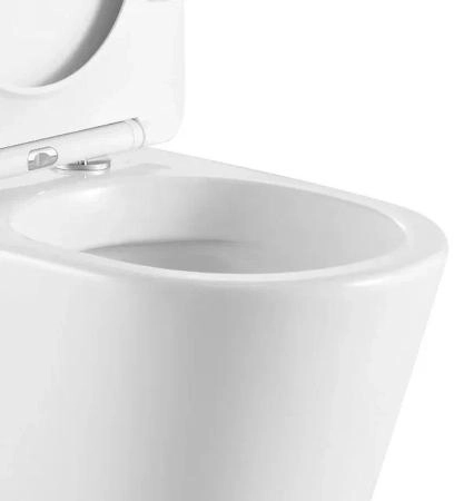 Унитаз Cerutti SPA SANTA Aria подвесной безободковый широкий CT9666 (485х410х355)