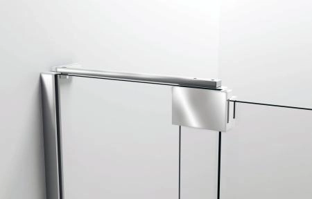 Душевая дверь Vincea Extra VDP-1E1011CGB, 1000/1100, черный, стекло тонированное