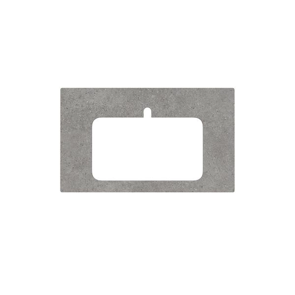 Столешница Kerama Marazzi PLAZA ПЛАЗА PL2.DL500900R\80 Столешница из керамогранита Фондамента 80, серая