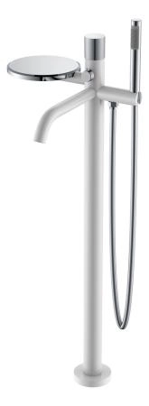 Смеситель STICK Boheme напольный WHITE TOUCH CHROME 129-WCR.2
