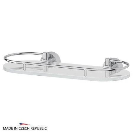 Полка с держателями FBS Nostalgy NOS 013 30 cm матовое стекло, хром