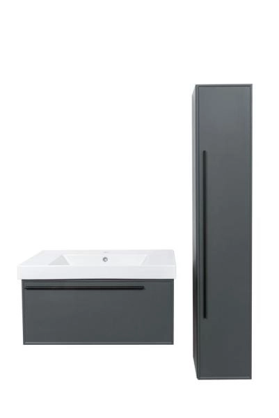 Пенал LA FENICE Elba Grigio серый 30 FNC-05-ELB-G-30 серый матовый зелёный матовый