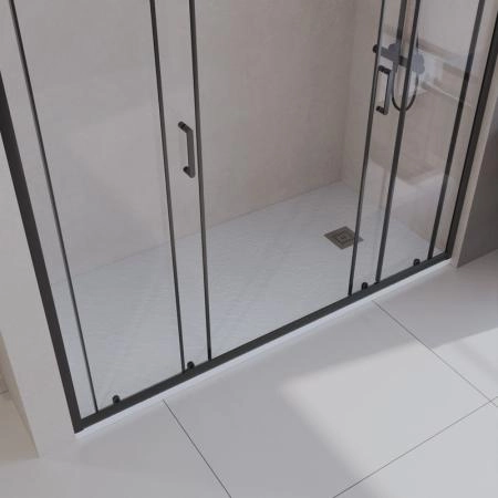 Душевой поддон BelBagno 160x80 искусственный камень белый прямоугольный TRAY-MR-UNO-AH-160/80-35-W-CR
