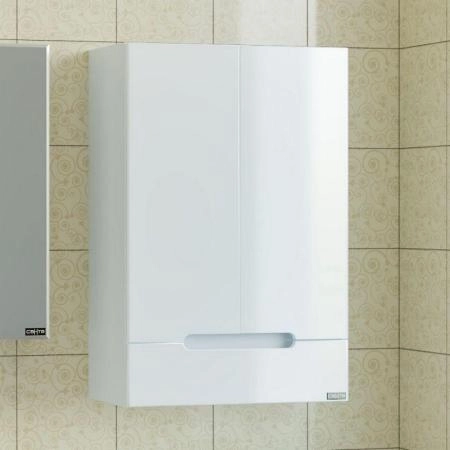 Шкаф СаНта Лондон 60x90 см, подвесной, 2 двери, 1 ящик