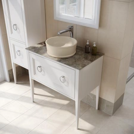 Раковина Kerama Marazzi CIRCO ЧИРКО CI.wb.36\SAN накладная 36, песочная матовая