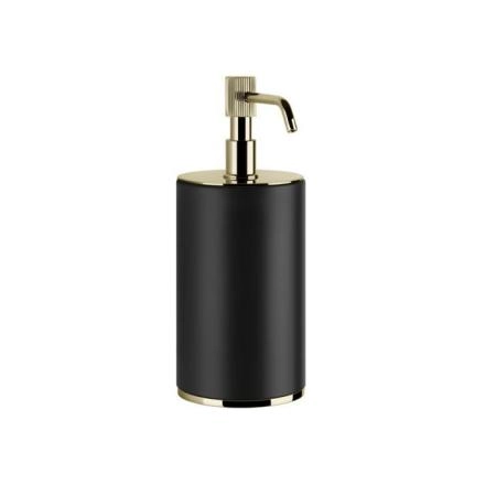 Gessi Venti20 Дозатор для жидкого мыла настольный, цвет: черный, фурнитура Brass PVD
