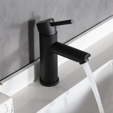 Смеситель Gid Berlin SS080-BM-K для раковины Черный матовый