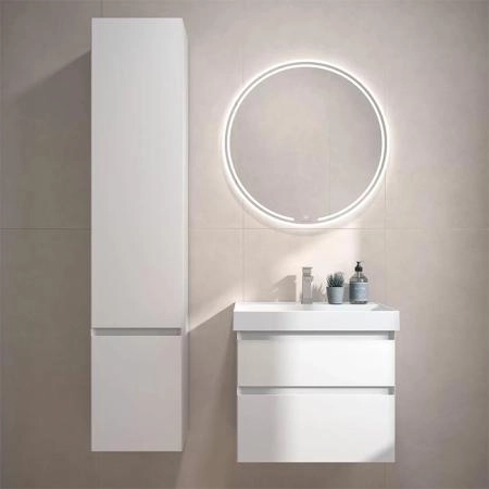 Раковина Kerama Marazzi CUBO КУБО CU.wb.60 подвесная\мебельная 60, белая глянцевая