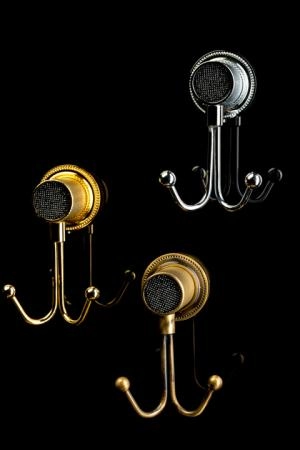Крючок Boheme двойной Boheme ROYALE CRISTAL BLACK GOLD 10926-G-B