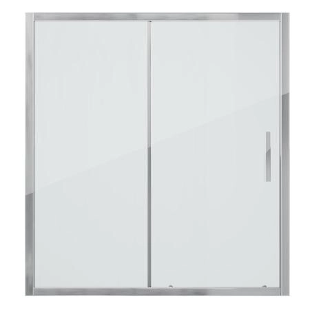 Шторка для ванны GROSSMAN GR-170/2 (140*170) алюминиевый профиль, стекло прозрачное 6мм