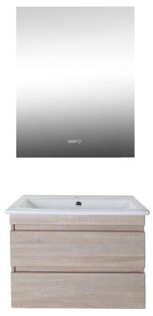Тумба ASB-Mebel Лира 75 Дуб Сонома подвесная под умывальник Элина 75