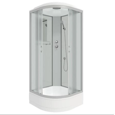 Душевая кабина Niagara Classic NG-3302-14 (1000х1000х2150) низкий поддон(26см) стекло МАТОВОЕ