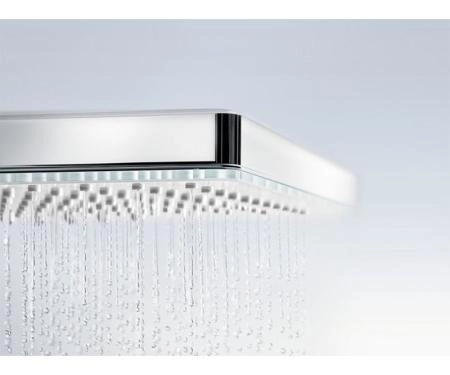 Hansgrohe 24006400 Rainmaker Select Верхний душ 460х300 мм, 3 реж., потол. кроншт.100 мм белый / хром