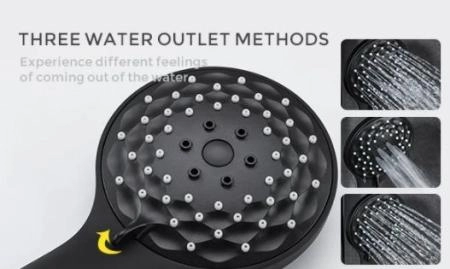 Душевая система Gappo G2490-6 термостат для ванны, черный